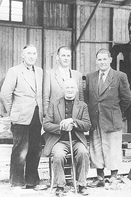 Großvater Josef Schmickler sowie seine beiden Brüder