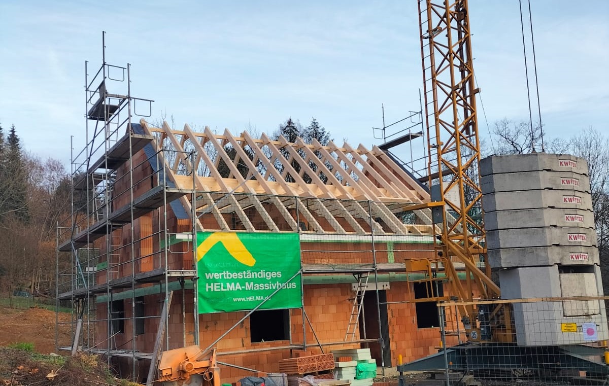 Dachkonstruktion Bild 3 von Schmickler Holzbau