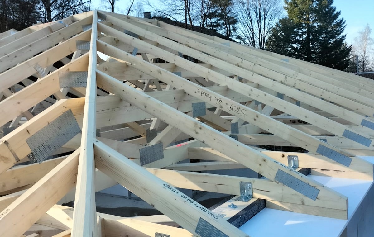 Nagelplattenbinder Bild 1 von Schmickler Holzbau