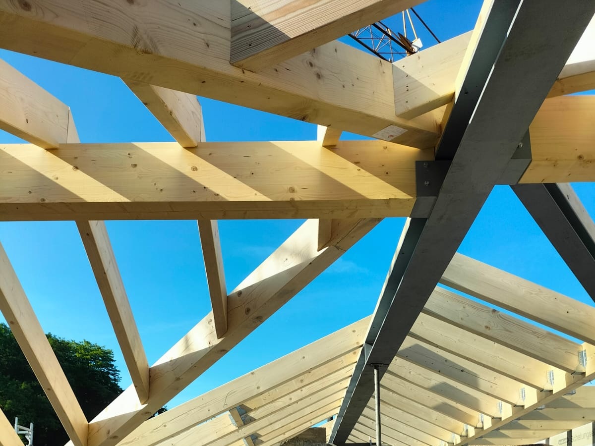 Dachkonstruktion Bild 1 von Schmickler Holzbau